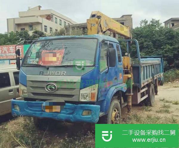 福建出售二手7噸隨車吊車況良好可提檔過戶