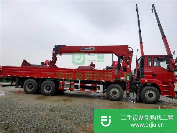 湖北出售二手前四后八程力16噸隨車吊
