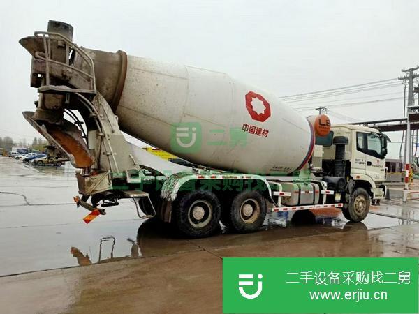 湖南出售二手攪拌車歐曼大14方車長10.51米