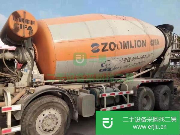 湖南出售二手14年12月份豪沃攪拌車國四排放