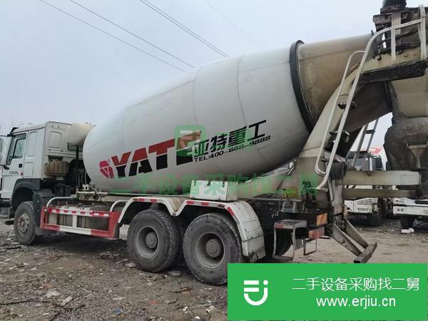 湖北出售二手18年國五豪沃大14拉16方攪拌車