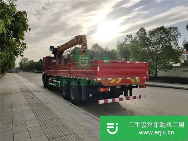 福建出售二手陜汽德龍前四后八徐工12噸雙聯(lián)泵隨車吊