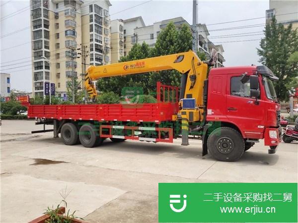 甘肅出售二手東風華神后雙橋隨車吊12噸