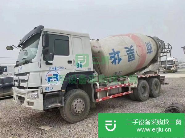 山東出售二手國四豪沃大12拉14方攪拌車