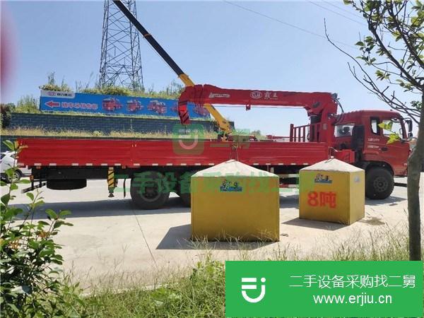 寧夏出售二手后八輪程力12噸隨車吊