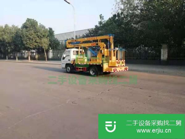 江蘇出售二手福田單排13.5米折臂高空作業車