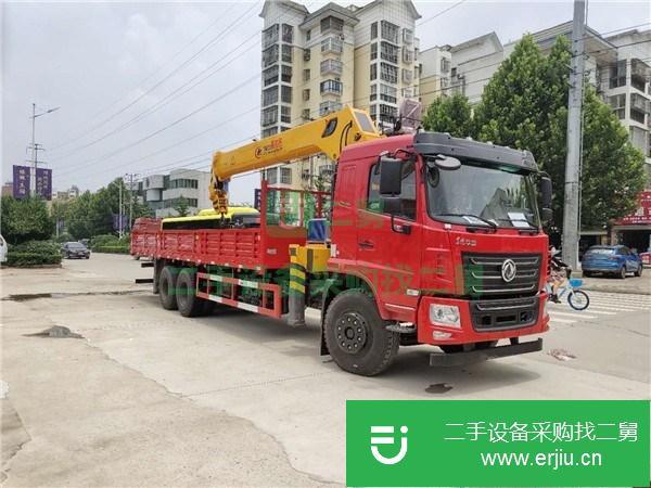 甘肅出售二手東風華神后雙橋隨車吊12噸