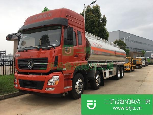 陜西出售二手國(guó)五天龍前四后八20噸沃爾沃350馬力油罐車帶手續(xù)