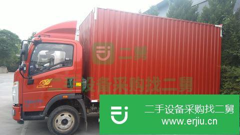 陜西出售二手中國重汽156馬力箱式貨車
