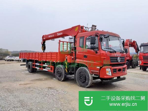 河北出售二手宏昌天馬12噸前四后四隨車吊