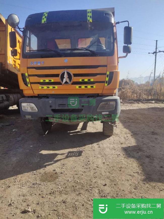山西出售二手北奔重汽后八輪自卸車