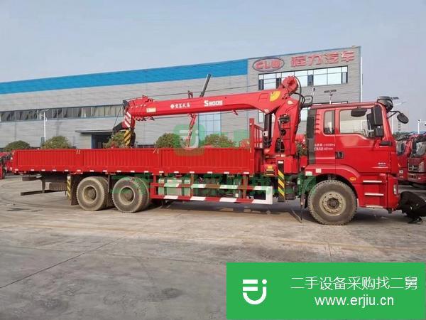 湖北出售二手陜汽?龍德?后八輪隨車吊?濰?柴300馬力