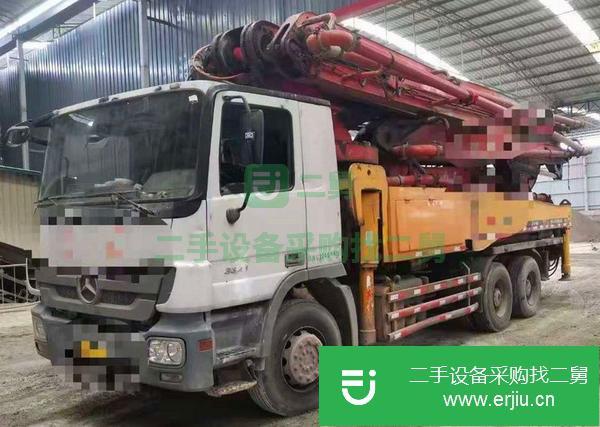 湖南出售二手11年三一奔馳46米泵車