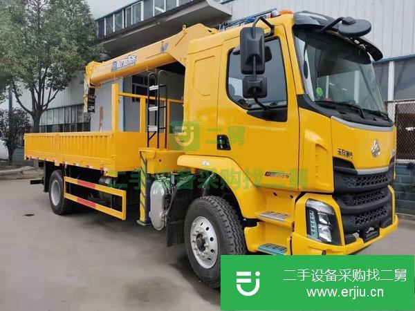 湖北出售二手柳汽單橋十噸隨車吊