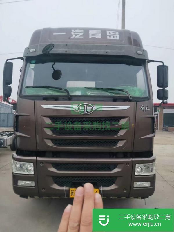 河北出售全保險解放牽引車430馬力，濰柴動力，法士特變速箱，雙油箱