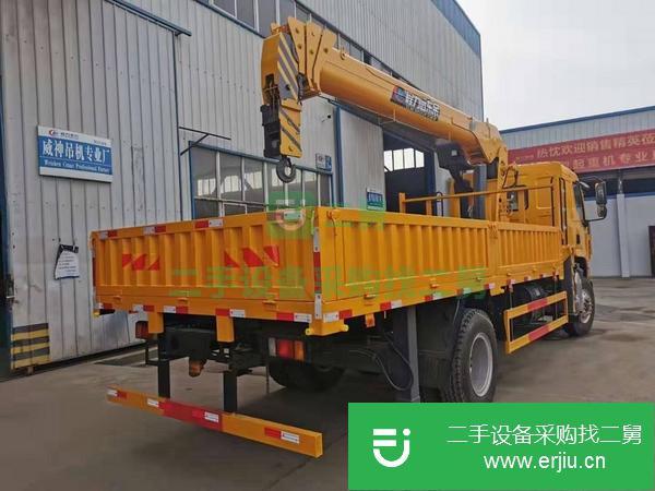 湖北出售二手柳汽單橋十噸隨車吊