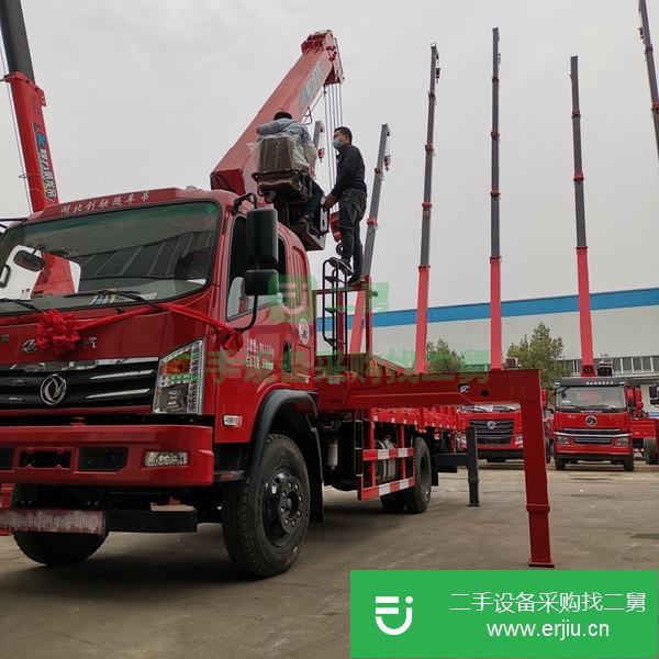 青海出售二手12噸東風D913直臂隨車吊