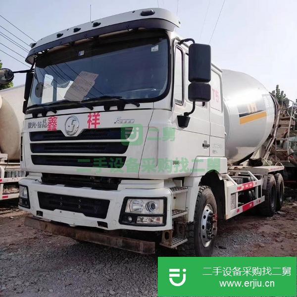 甘肅出售二手19年國五排放陜汽德龍F3000大14方混凝土攪拌車