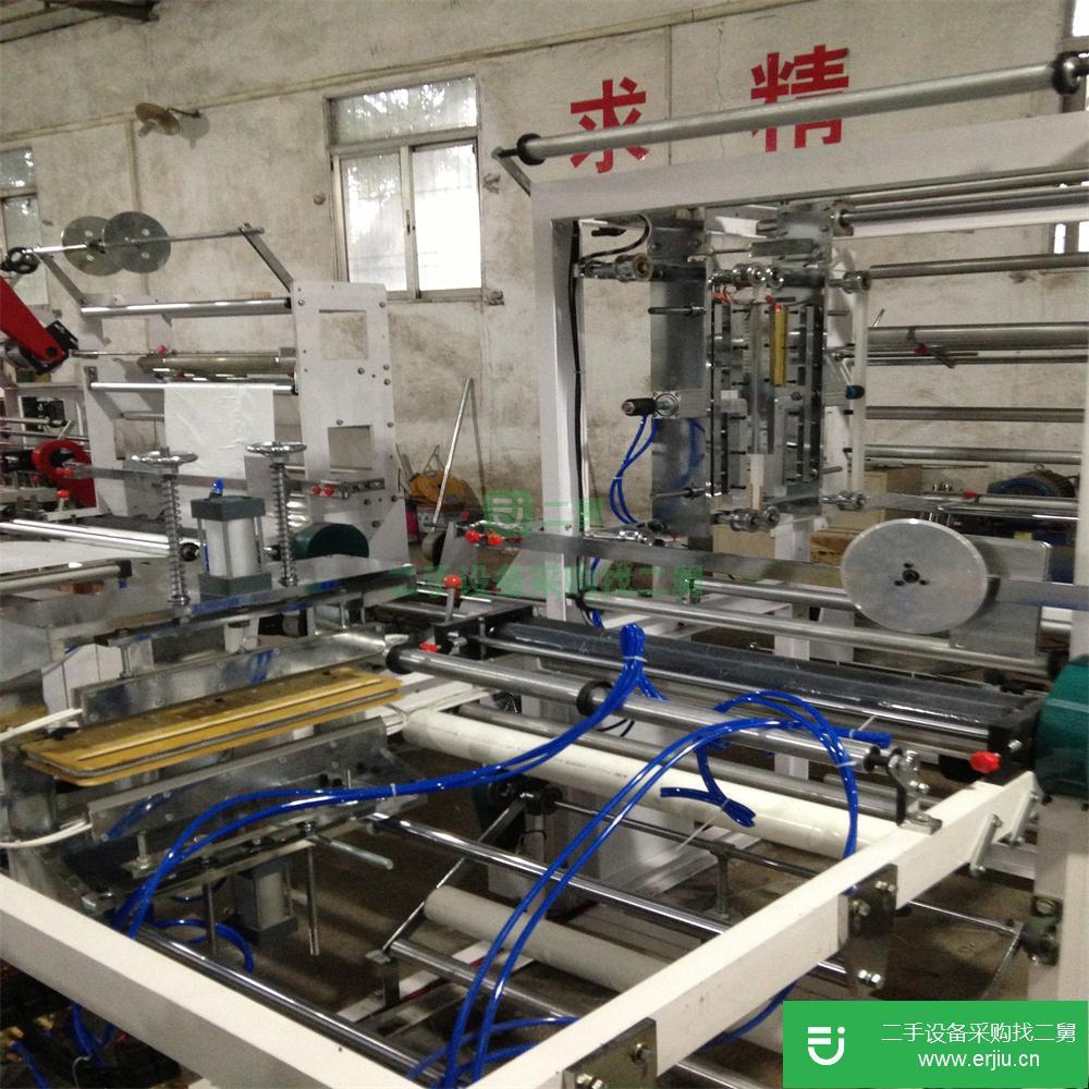 廣東出售二手環保拉鏈袋制袋機
