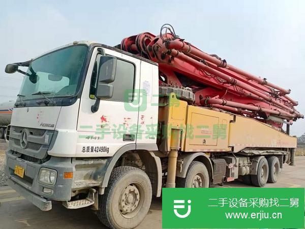 湖南出售二手三一國(guó)四56米泵車(chē)車(chē)況可以手續(xù)齊全
