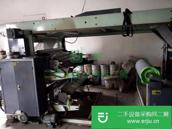 安徽出售二手1.2米4色膠版印刷機(jī),帶糾偏系統(tǒng)