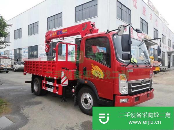 湖北出售二手藍(lán)牌5噸隨車吊包上個(gè)人戶