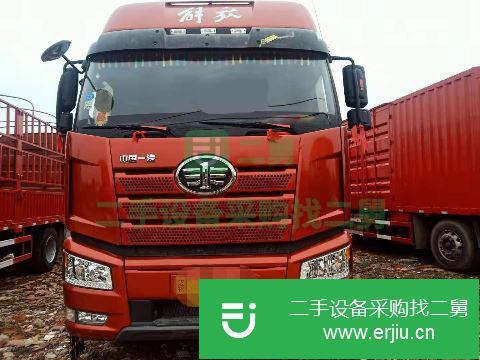 江西出售二手一汽解放J6P460馬力倉欄貨車