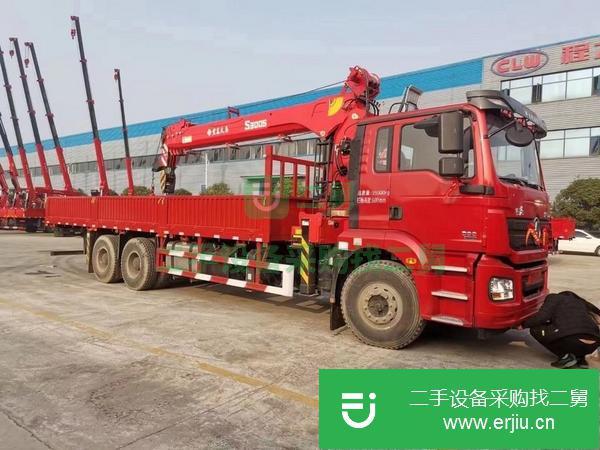 湖北出售二手陜汽?龍德?后八輪隨車吊?濰?柴300馬力