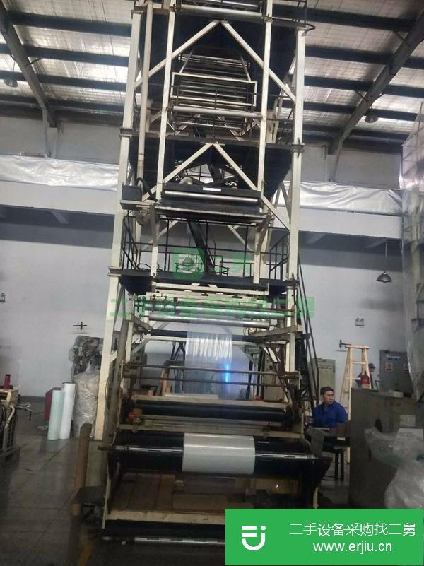 吉林出售二手新中德上旋內冷吹膜機