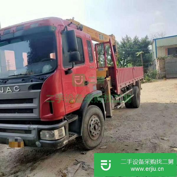 福建出售二手江淮單橋石煤8噸隨車吊