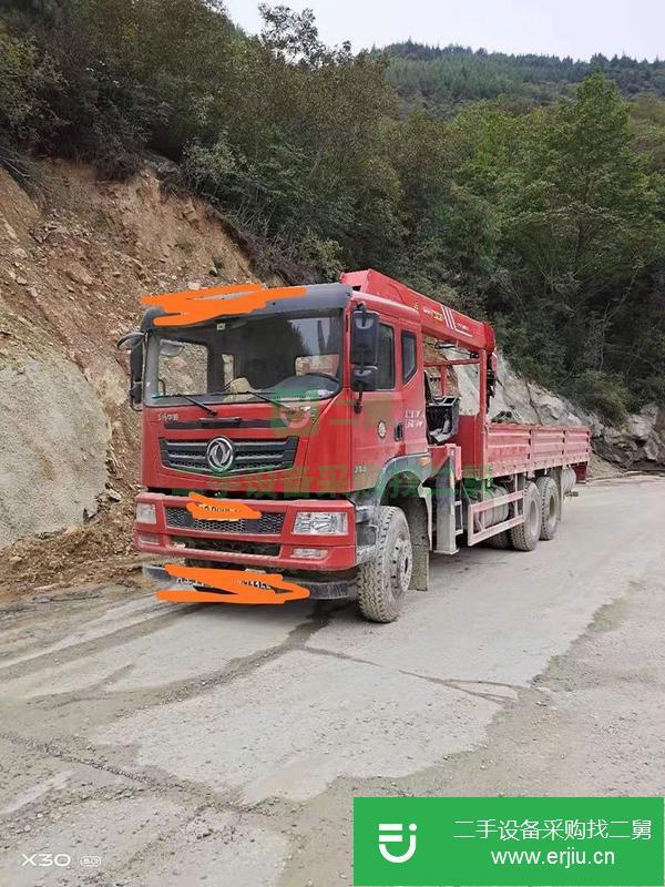 內蒙古出售二手三一12噸后八輪隨車吊