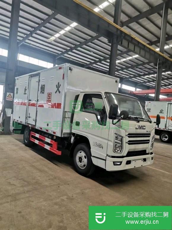 四川出售二手江鈴順達廂式運輸車江齒5檔變速箱國六排放江鈴116馬力柴油發動機3360軸距
