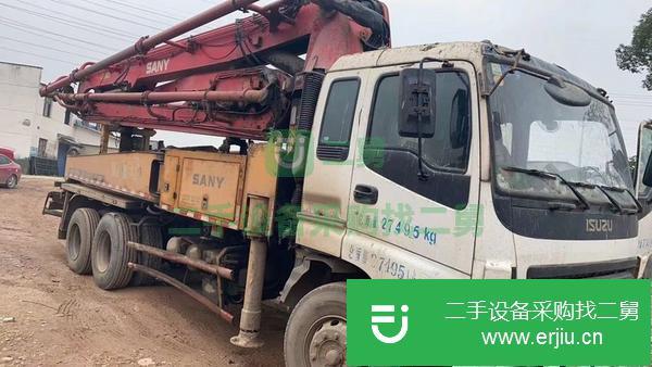 廣東出售二手三一12年37米泵車