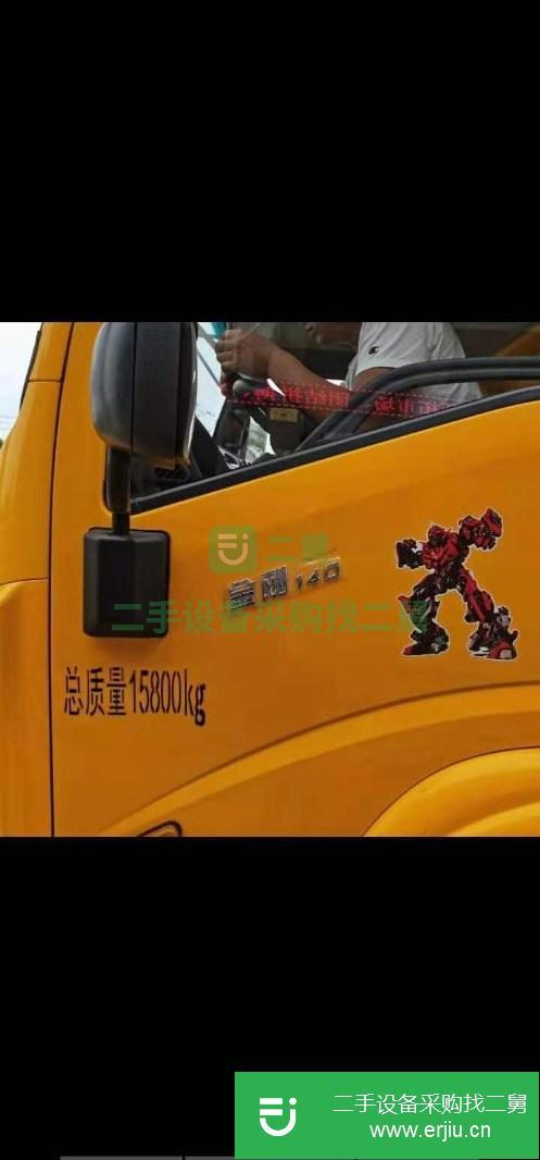 山西出售二手10噸唐駿140雙節腿隨車吊