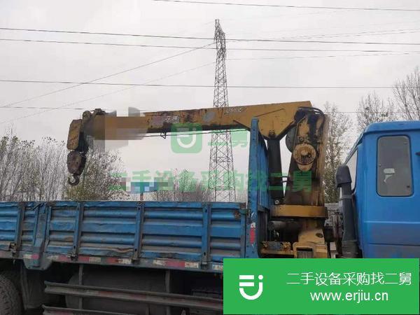 河南出售二手11年國三石煤6.3噸隨車吊臂長10.5米