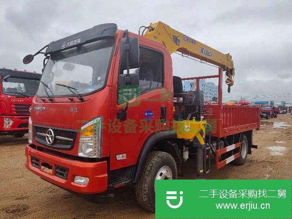 吉林出售二手重汽豪曼小黃牌6.3噸隨車吊
