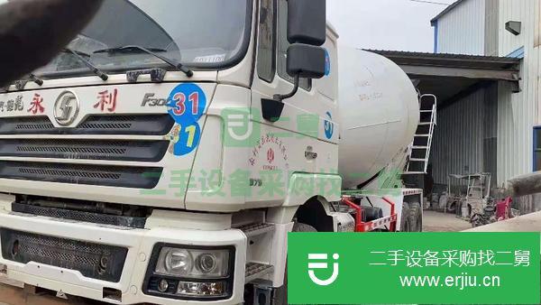 山西出售二手德龍攪拌車,大14拉16方,國五,車況精品