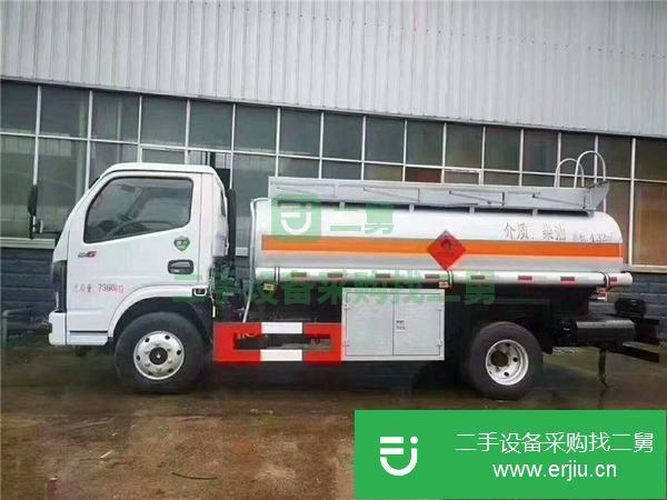山東出售二手東風5噸油罐車玉柴115馬力國五發動機包上戶可分期