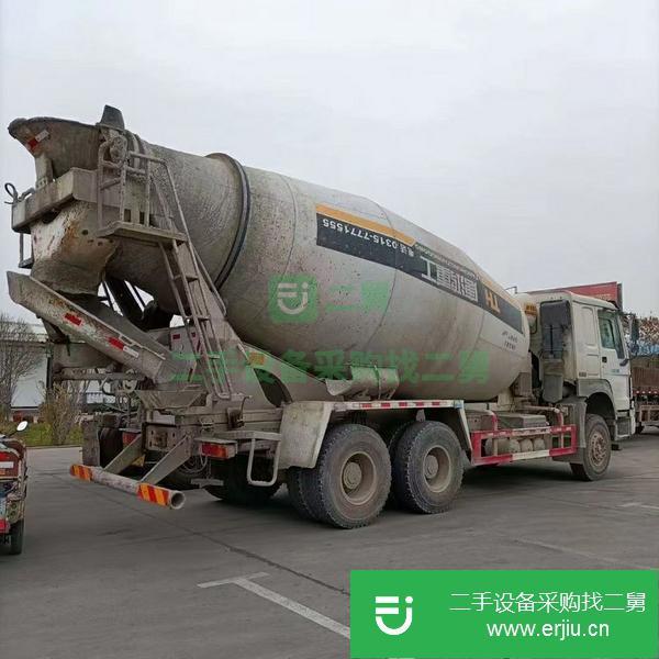 河南出售二手18年國五豪沃大14方攪拌車