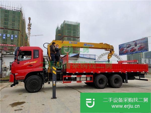 湖北出售二手東風后八輪12噸隨車吊