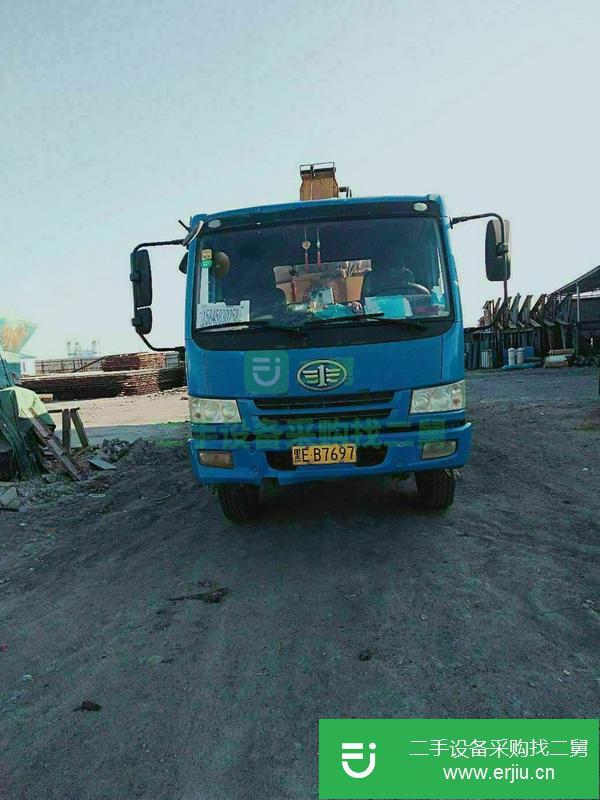 黑龍江出售二手10年6月份十噸隨車吊