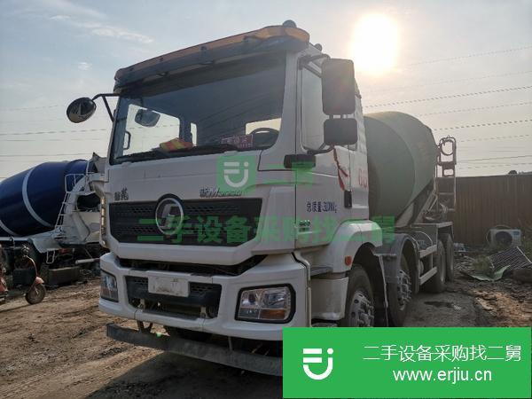 河南出售二手輕量化前四后八陜汽德龍混凝土攪拌車