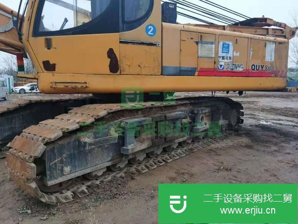 河南出售二手徐工QUY75履帶吊車