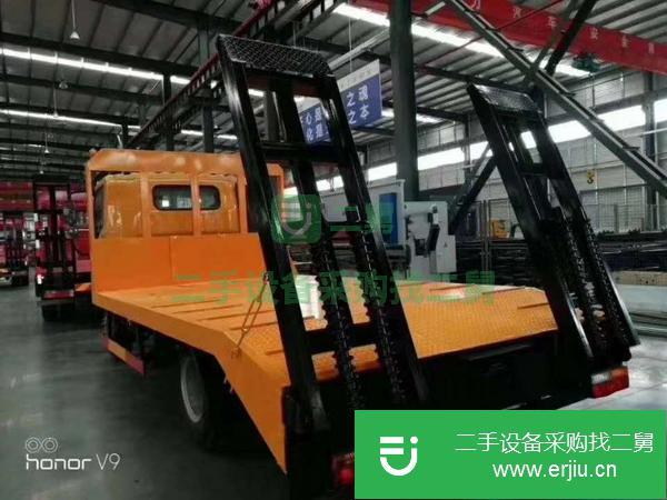 陜西出售二手重汽豪曼平板運輸車法士特8檔變速箱國五云內130馬力