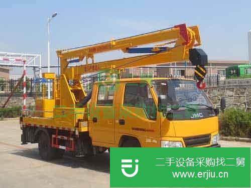 河南出售二手江鈴12米藍牌高空作業車