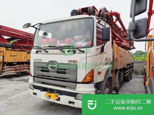 湖南出售二手日野56米6節(jié)臂泵車車況原板原漆