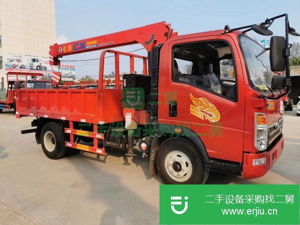 湖北出售二手藍(lán)牌5噸隨車吊包上個(gè)人戶