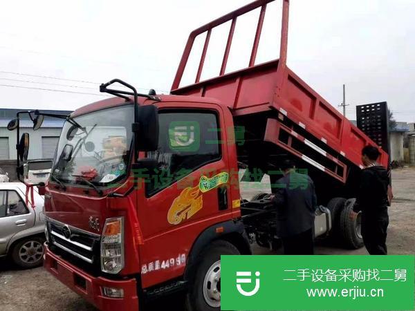青海出售二手重汽豪曼帶自缷平板運輸車