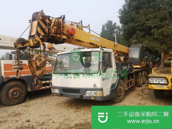 河北出售二手10年柳工12噸汽車吊