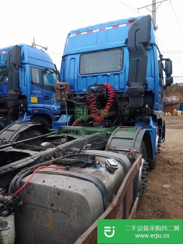 河北出售二手歐曼牽引車，375馬力國四單驅(qū)